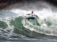 Inclusive tag team surf event at Manorbier bay
