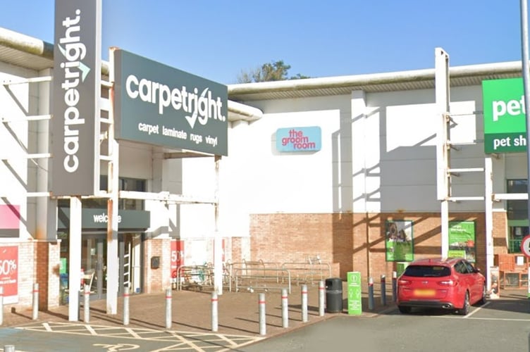 The former Carpetright store, Haverfordwest. Picture: Google Street View.