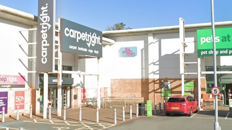 The former Carpetright store, Haverfordwest. Picture: Google Street View.