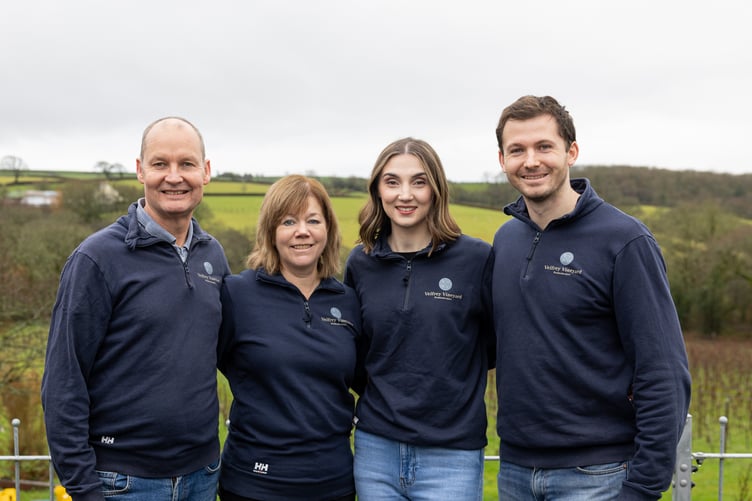 The family team at Velfrey Vineyard - Andy, Fiona, Sophie and Ryan Mounsey - have been celebrating after the vineyard near Narberth was voted Regional Winner for Wales in the Great British Food Awards 2025.