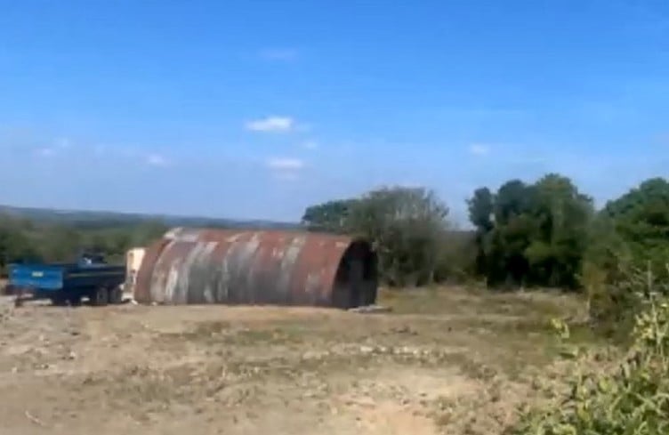 The application for a replacement shed at Oaklea, Martletwy was approved. Picture: Pembrokeshire County Council webcast.