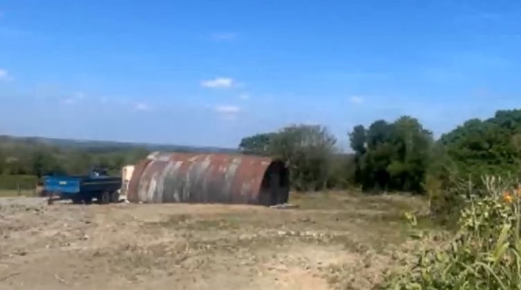 The application for a replacement shed at Oaklea, Martletwy was approved. Picture: Pembrokeshire County Council webcast.