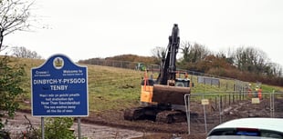 Initial work starts at Tenby's Brynhir housing development