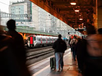Crowd management at Cardiff Central for rugby