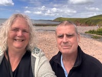 Pembrokeshire woman raises funds after husband's death