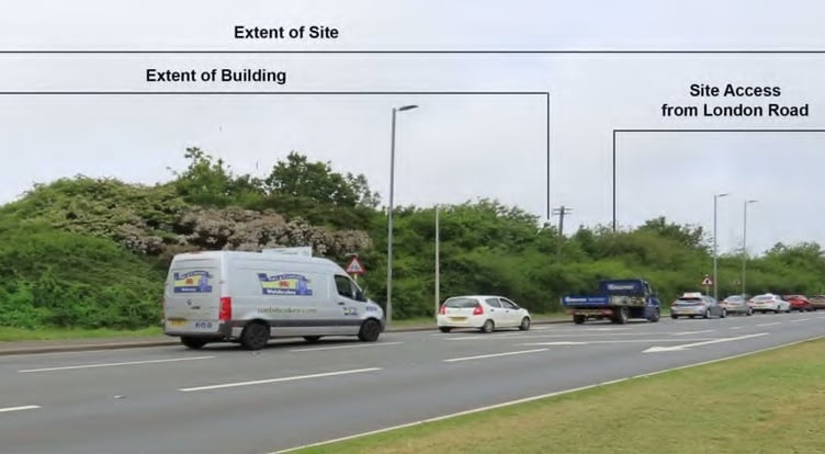 Plans for a new Lidl store on Pembroke Dock’s London Road have been submitted. Picture: Lidl application to Pembrokeshire County Council.