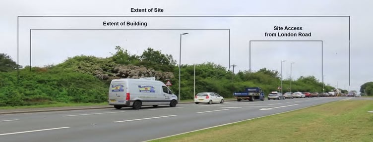 Plans for a new Lidl store on Pembroke Dock’s London Road have been submitted. Picture: Lidl application to Pembrokeshire County Council.