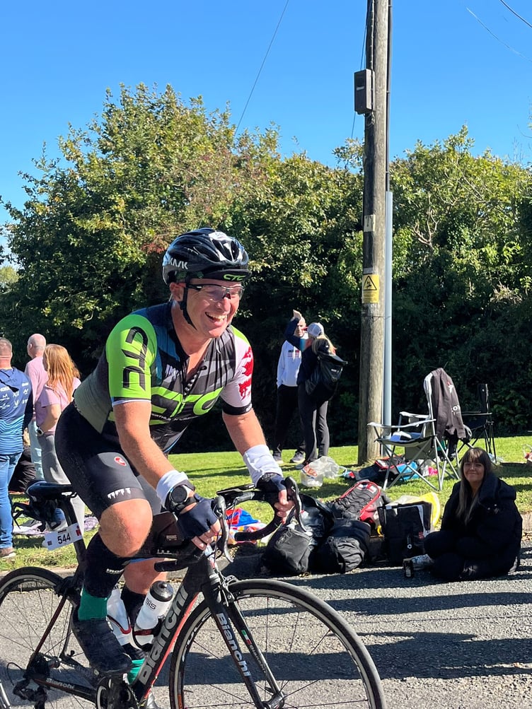 Jim Cornock competed in Ironman Wales recently