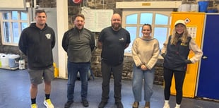 Tenby RNLI congratulates inshore lifeboat crew members