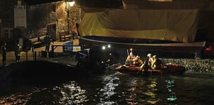 Tenby RNLI crew's stormy search reveals surprise