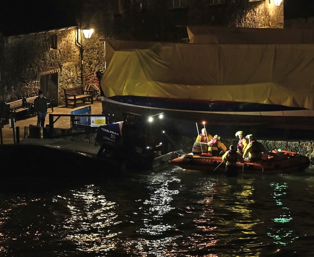 Tenby RNLI crew's stormy search reveals surprise