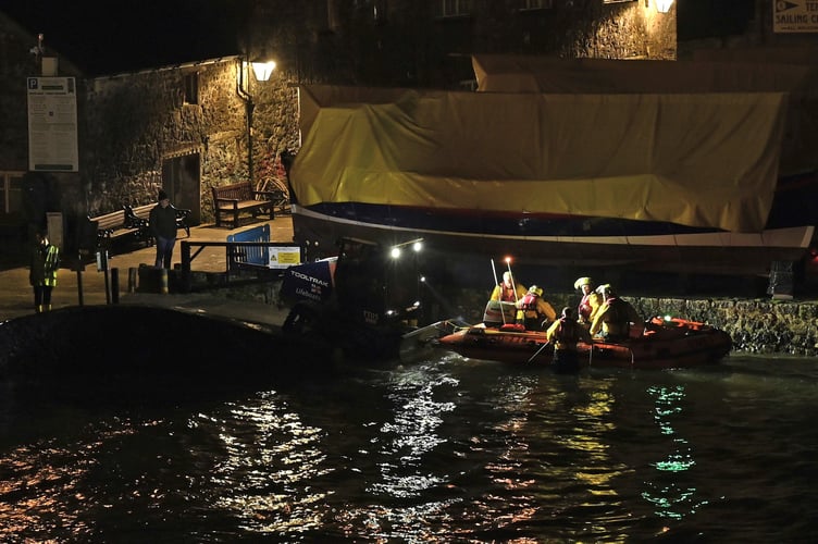 Tenby RNLI's inshore lifeboat 