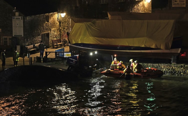 Tenby RNLI's inshore lifeboat