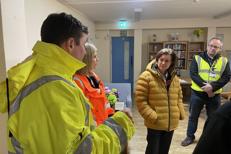 Eluned Morgan MS said:“The scale of the damage here is truly shocking. Homes have been flooded, businesses disrupted, and people left facing the long process of recovery.