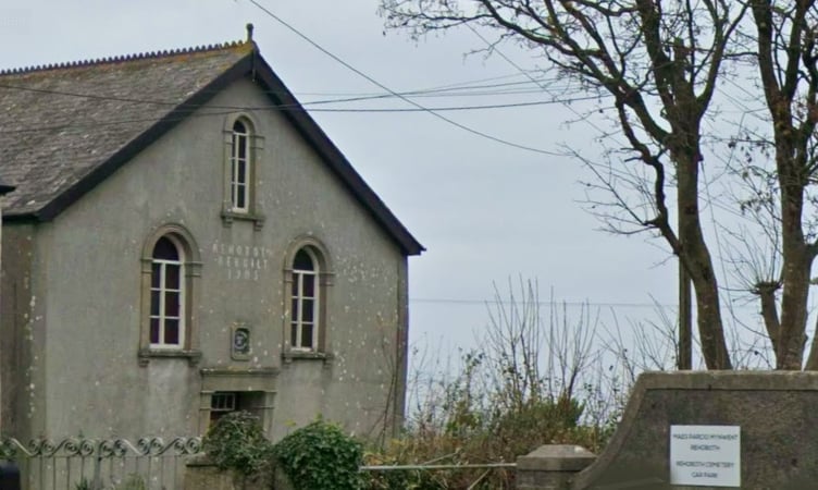 Rehoboth Chapel, near Square and Compass. Picture: Google Street View.