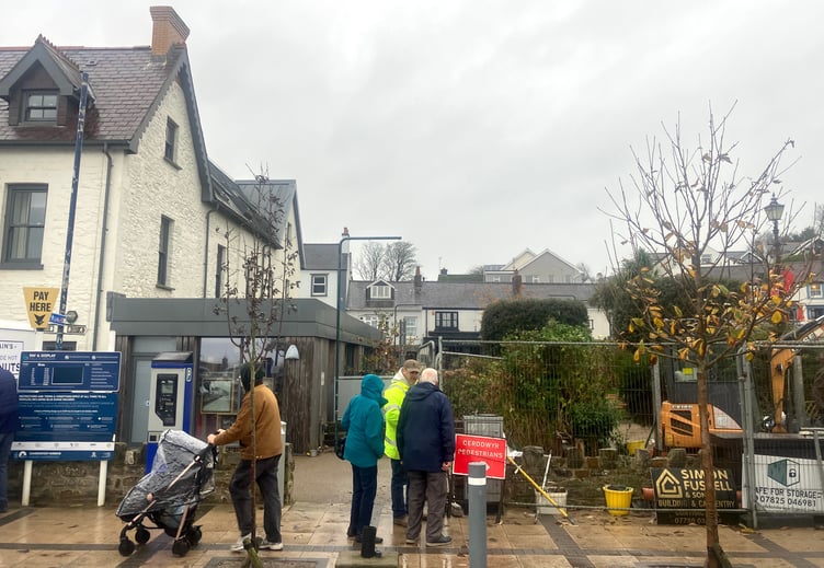 A new project has begun in Saundersfoot's Sensory Garden to honour the village’s historic coal mining heritage.