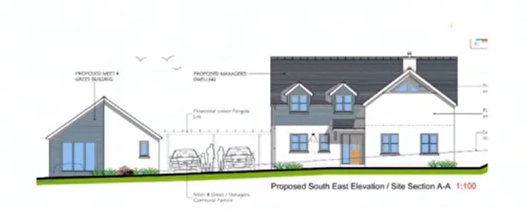 The amended application at Florence Springs, part of the Heatherton World of Activities complex at St Florence. Picture: Pembrokeshire County Council webcast.