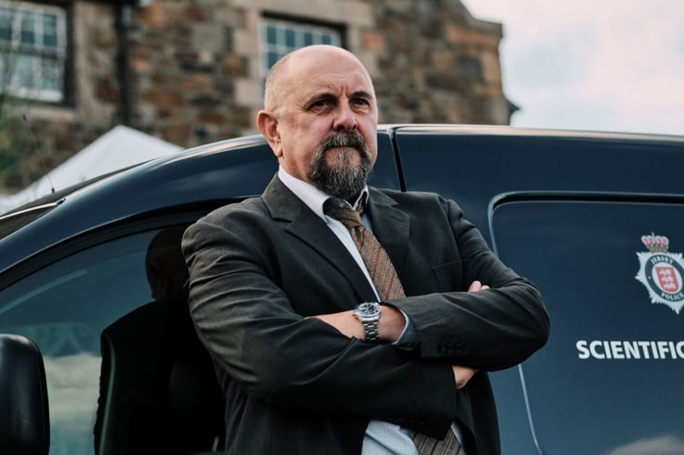 Charles Dale plays Ian in the detective drama Bergerac (Credit: UKTV/Max Burnett)