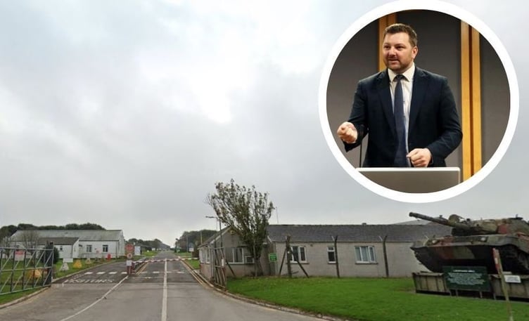 A call for assurances that Castlemartin military camp will not be used to house asylum seekers has been made to the Home Office by Senedd Member Samuel Kurtz.