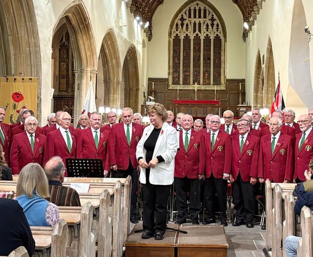Côr Meibion De Cymru's moving concert in Tenby