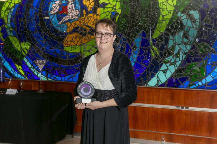 Pembroke Dock's Sarah Lees has been honoured with a silver award at the Wales Care Awards.