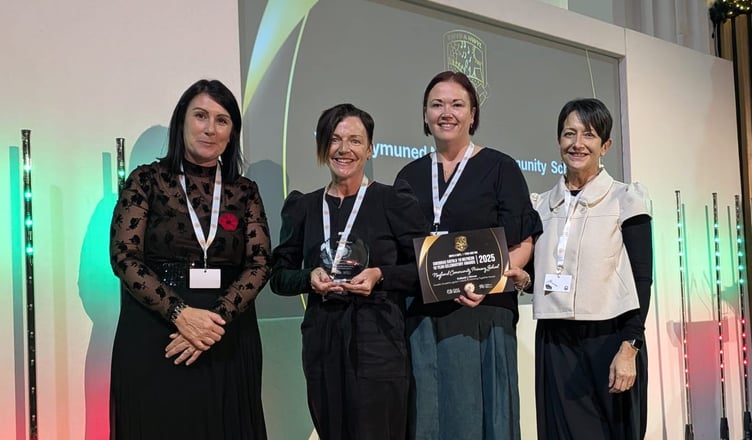 Neyland Community School picked up an award for its Food and Fun programme.