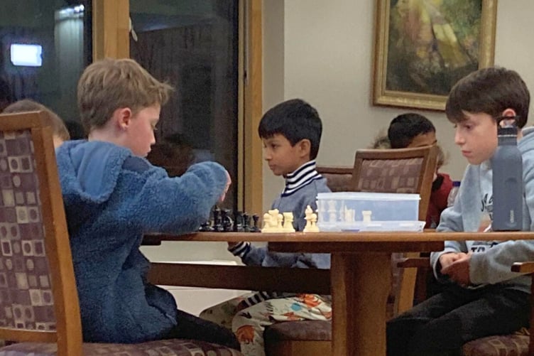 Ethan and Matteo Pembrokeshire Chess Club v White Knights Llanelli