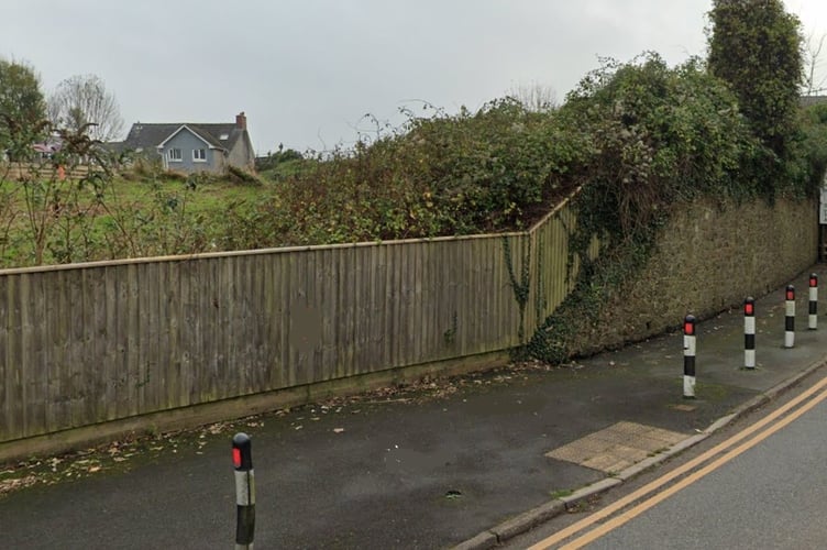 Pembroke Town Council is seeking permission to site allotments near the town's railway line. Picture: Google Street View.