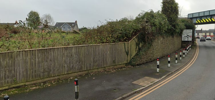 Pembroke Town Council is seeking permission to site allotments near the town's railway line. Picture: Google Street View.