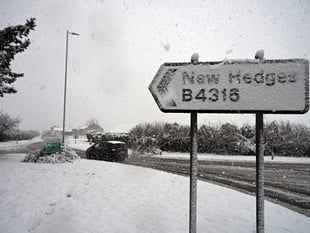 Pembrokeshire roads at risk as ice and snow continue