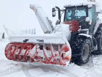 Preseli Hills road blocked by snow, public urged to stay away