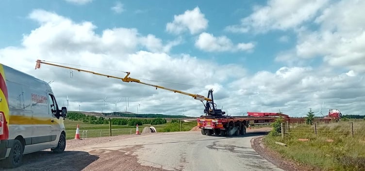 A trial run for the delivery of new wind turbines to Dragon LNG will take place on Tuesday, aiming to minimise local disruption.