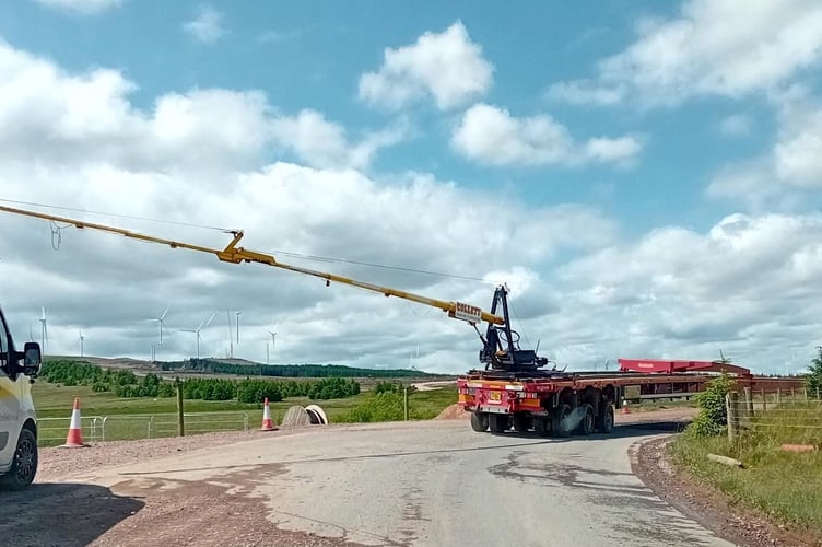 A trial run for the delivery of new wind turbines to Dragon LNG will take place on Tuesday, aiming to minimise local disruption.