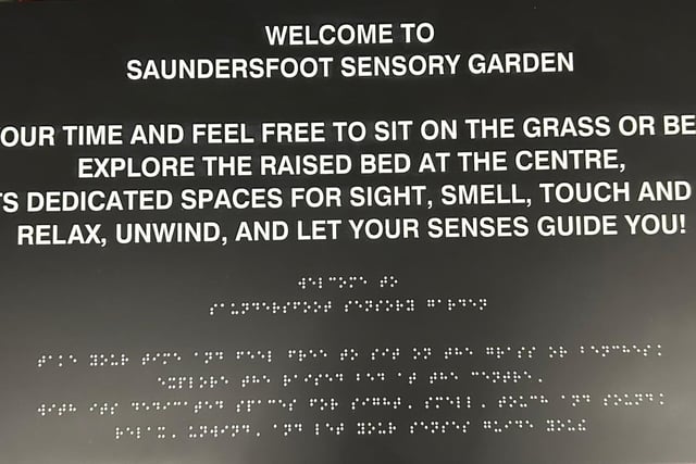 Saundersfoot's Sensory Garden makeover coming along