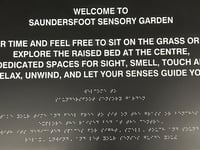Saundersfoot's Sensory Garden makeover coming along