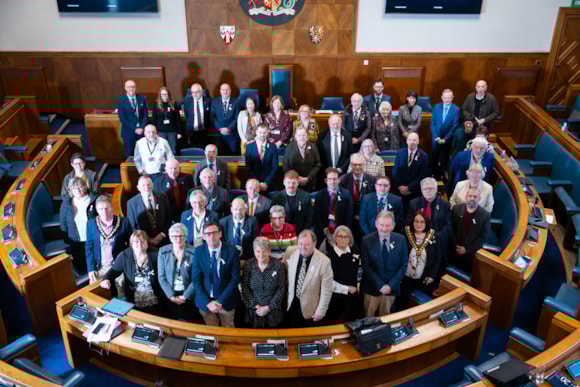 Carmarthenshire County Council is once again showing its support for the 2025 White Ribbon campaign,
