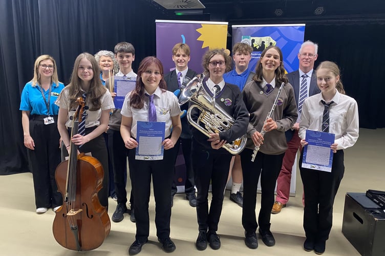 Musicians from each of the County’s eight county secondary schools, Pembrokeshire College and further afield took part in individual and ensemble competitions throughout the day. 