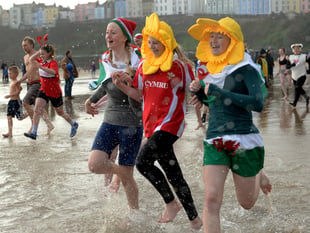 Tenby Swim: Dive into Welsh Celebrations!