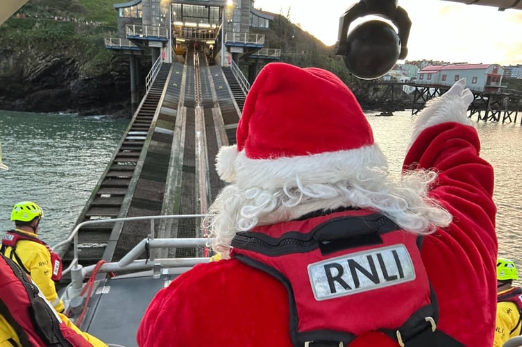Santa and Tenby RNLI