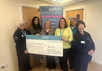 Paul Sartori Hospice benefits from £1,000 donation for volunteer uniforms