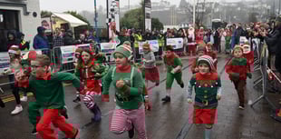 Saundersfoot Rotarians host 'Elf On The Run' festive fun
