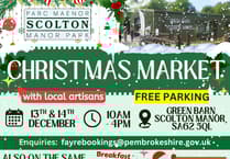 Christmas Market at Scolton Manor