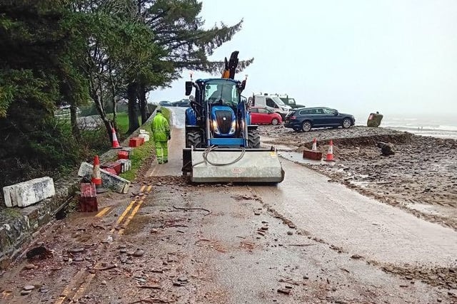 Storm Bram triggers flood warnings for Tenby and Pembrokeshire