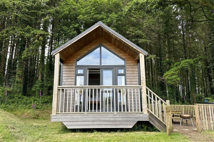 Cabin in The Woods, near Woodcocks House, Carmarthen Road, Kilgetty. Picture: Hayston Developments & Planning Ltd.