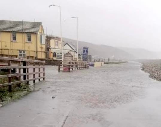 Storm Bram hits Pembrokeshire