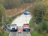 Tenby councillor criticises flooded route handling