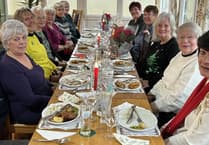 Kilgetty WI enjoys festive meal with raffle