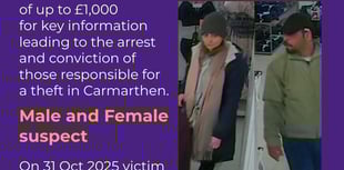 £5,000 theft in Carmarthen: Suspects caught on CCTV