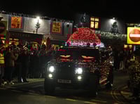 Pembrokeshire Christmas Convoy lights up locality for charity!