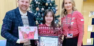 Pembrokeshire pupil shines in Christmas card contest